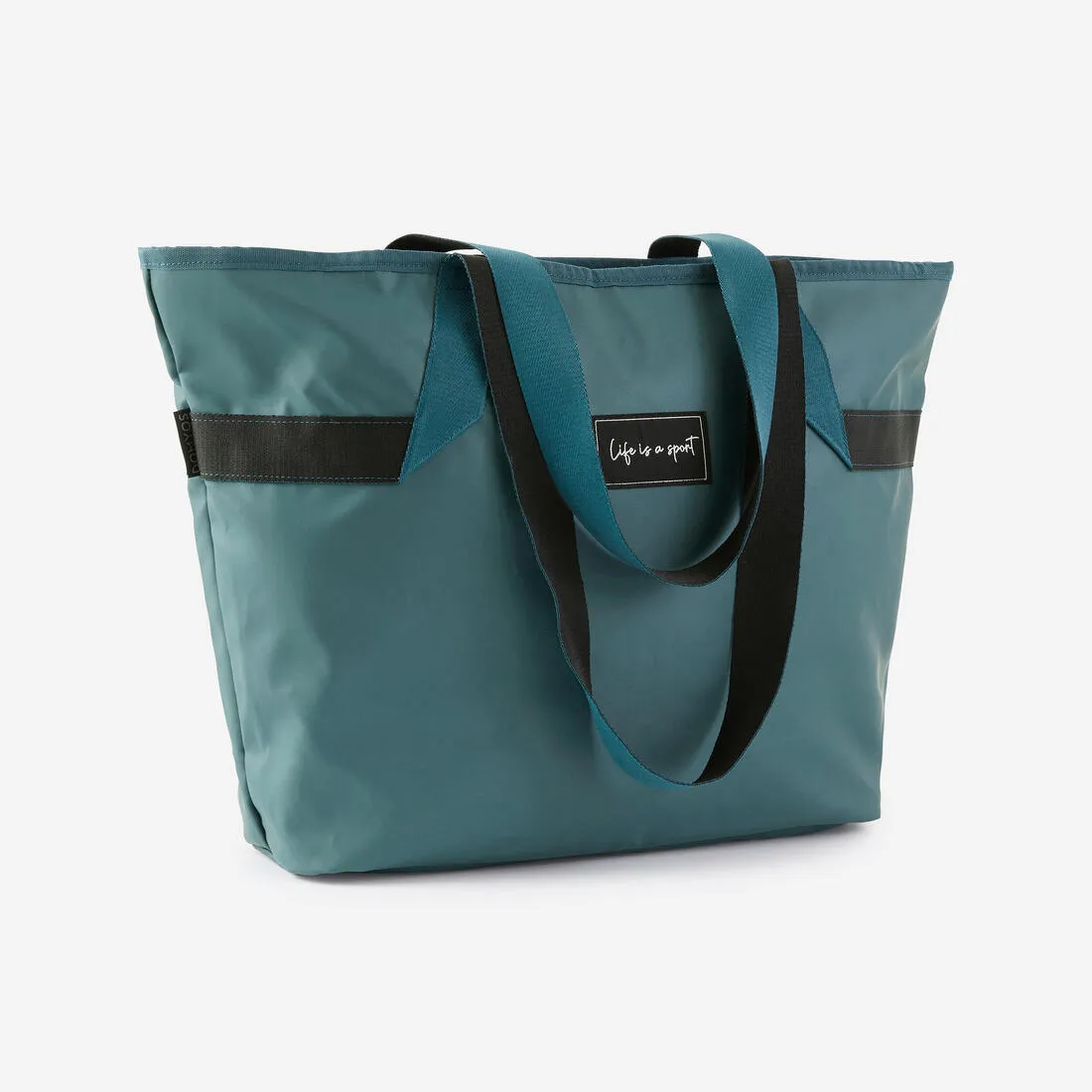 Sac cabas avec poches 25L femme - bleu marine