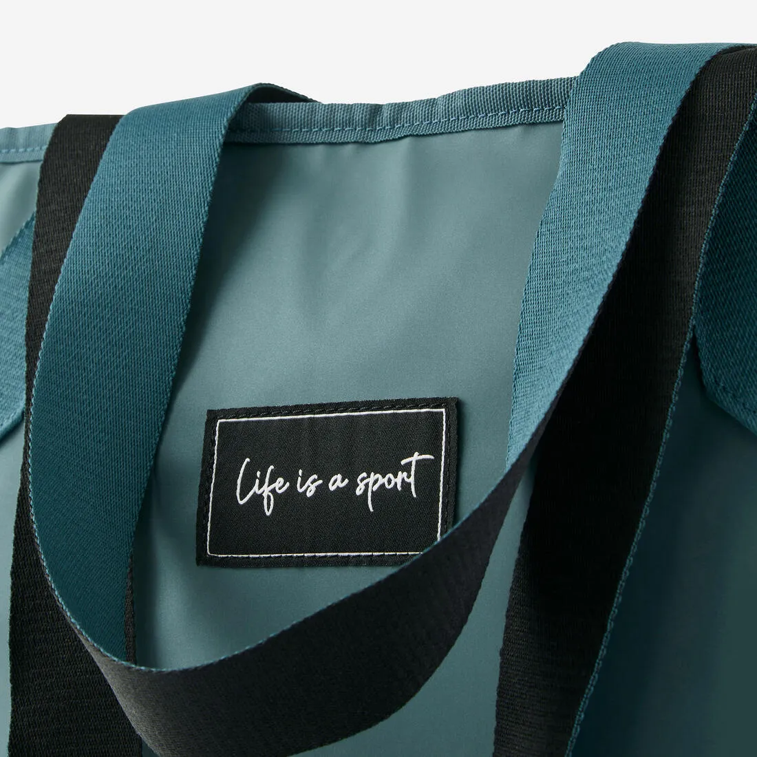 Sac cabas avec poches 25L femme - bleu marine