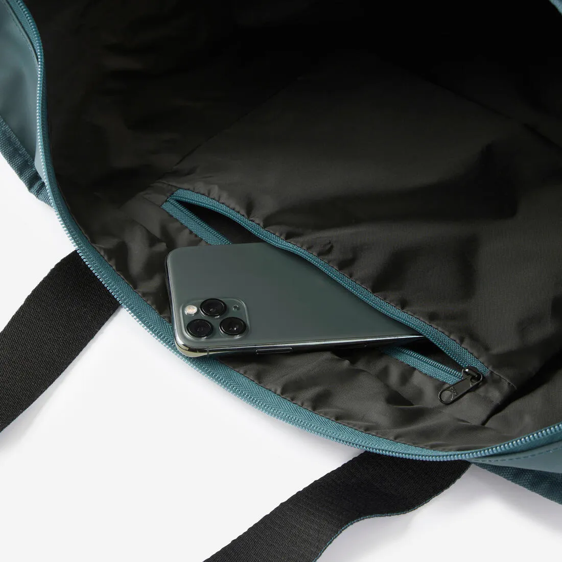 Sac cabas avec poches 25L femme - bleu marine