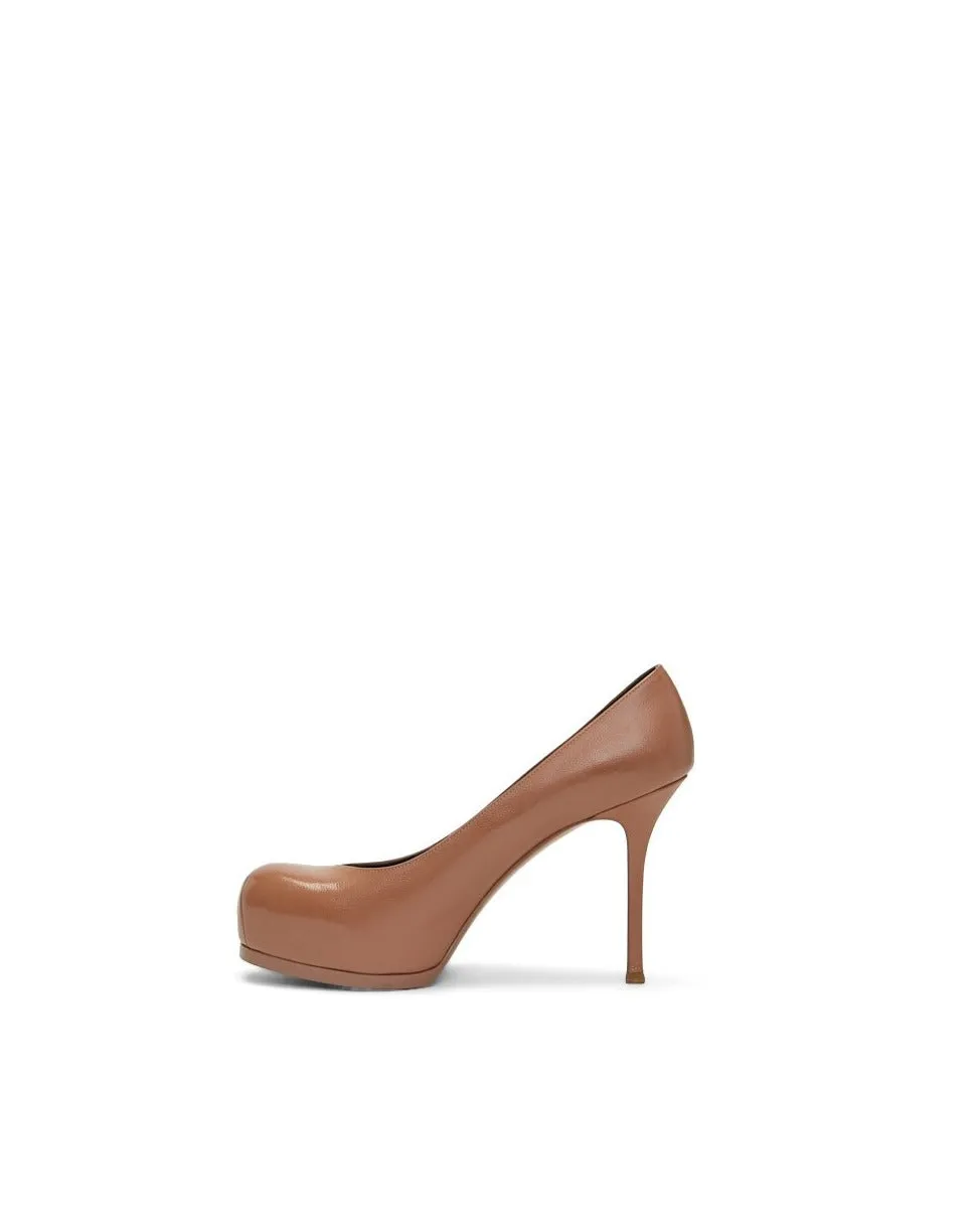 Saint Laurent Beige Leather Tribute Pumps - 41