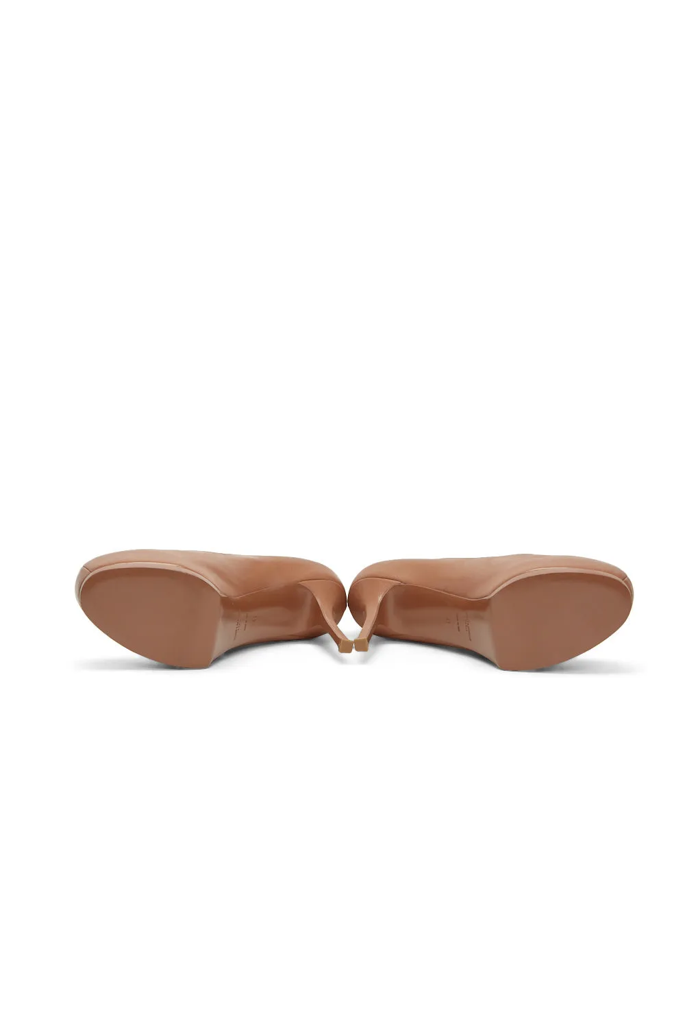 Saint Laurent Beige Leather Tribute Pumps - 41