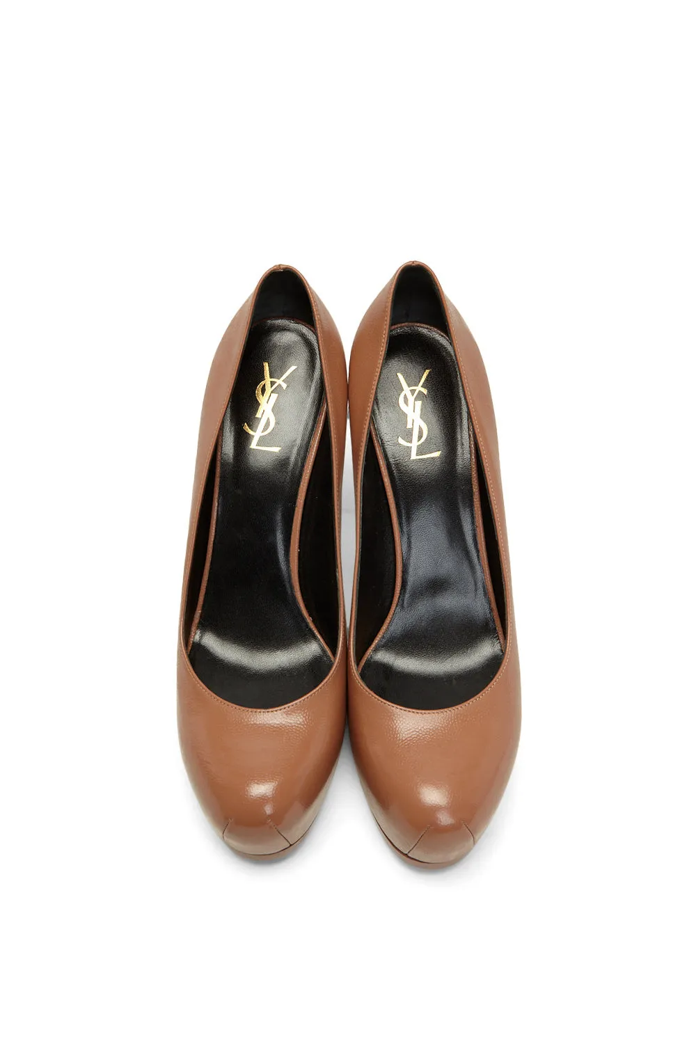 Saint Laurent Beige Leather Tribute Pumps - 41