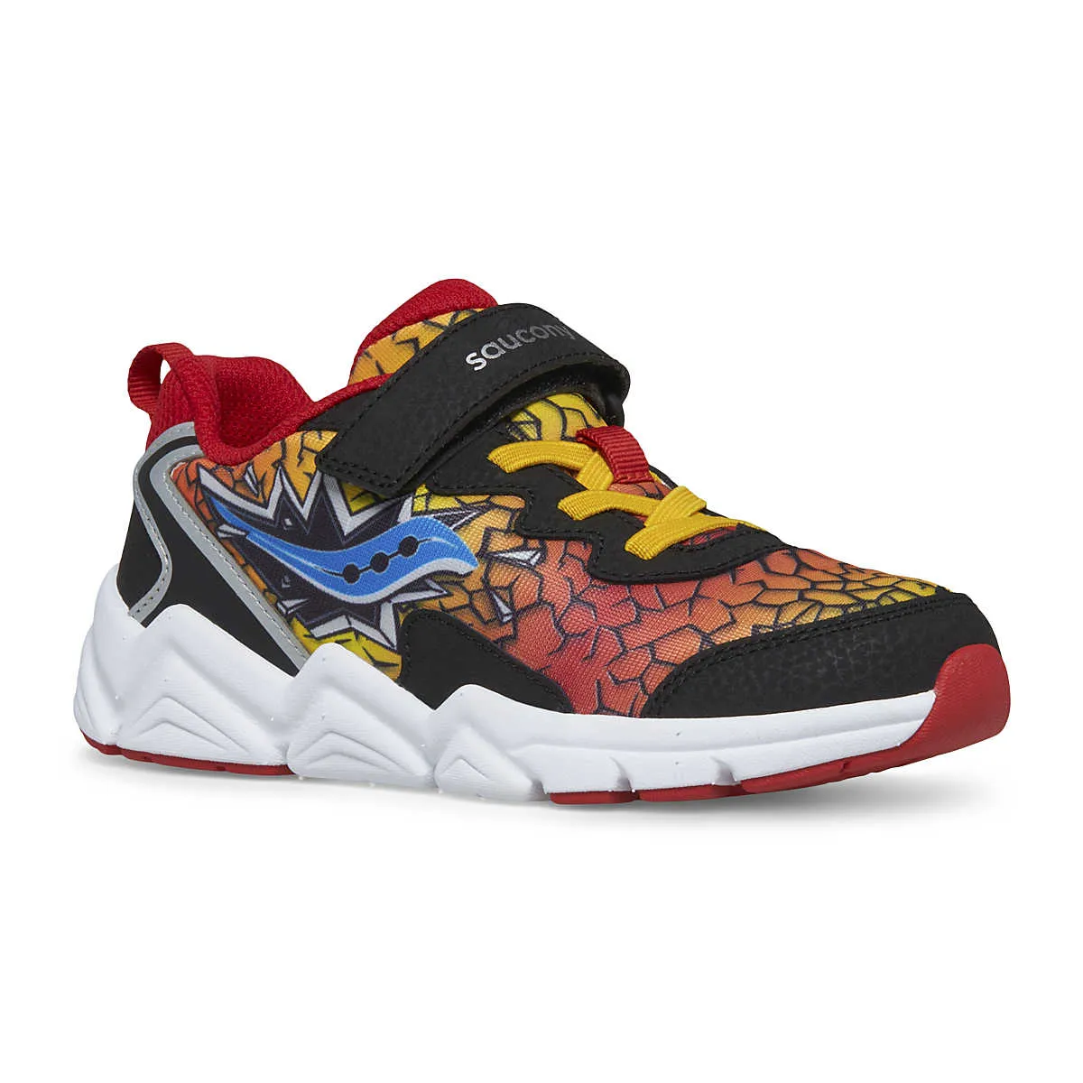 Saucony Flash 3.0 Sneaker - Black/Red/Yellow