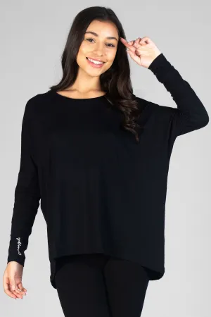 Script Long Sleeve Top