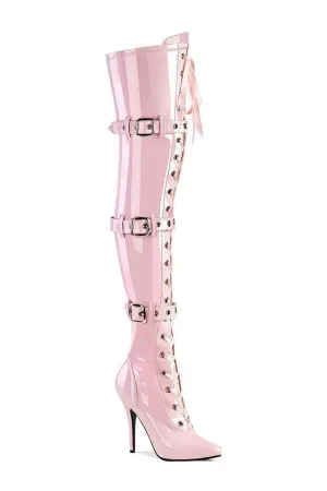 SEDUCE-3028 Thigh Boot | Pink Patent