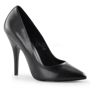 SEDUCE-420  Black Faux Leather