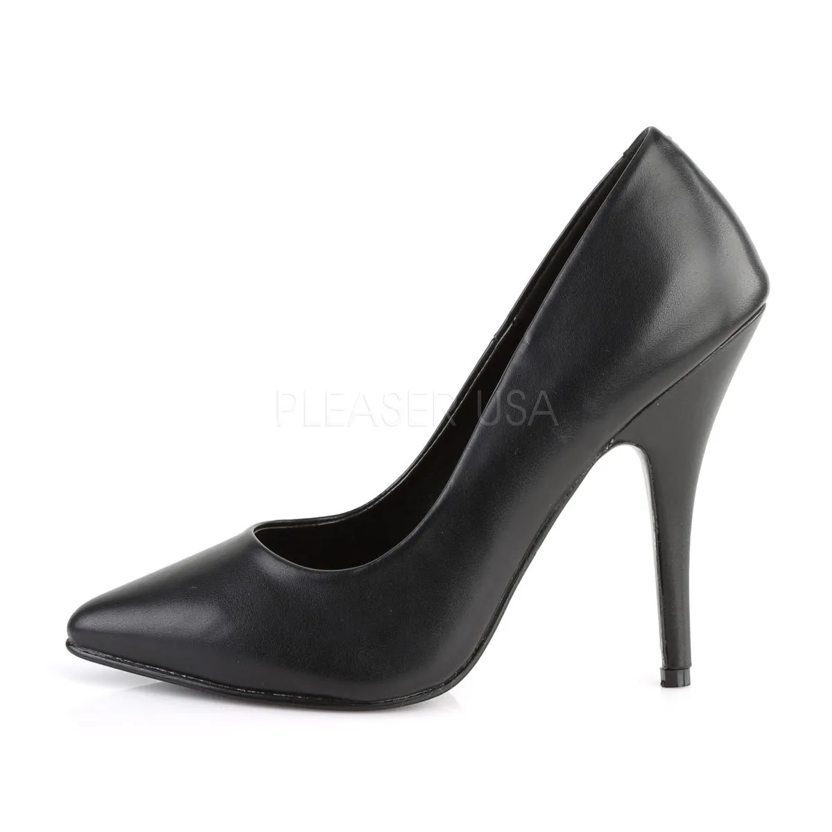 SEDUCE-420  Black Faux Leather