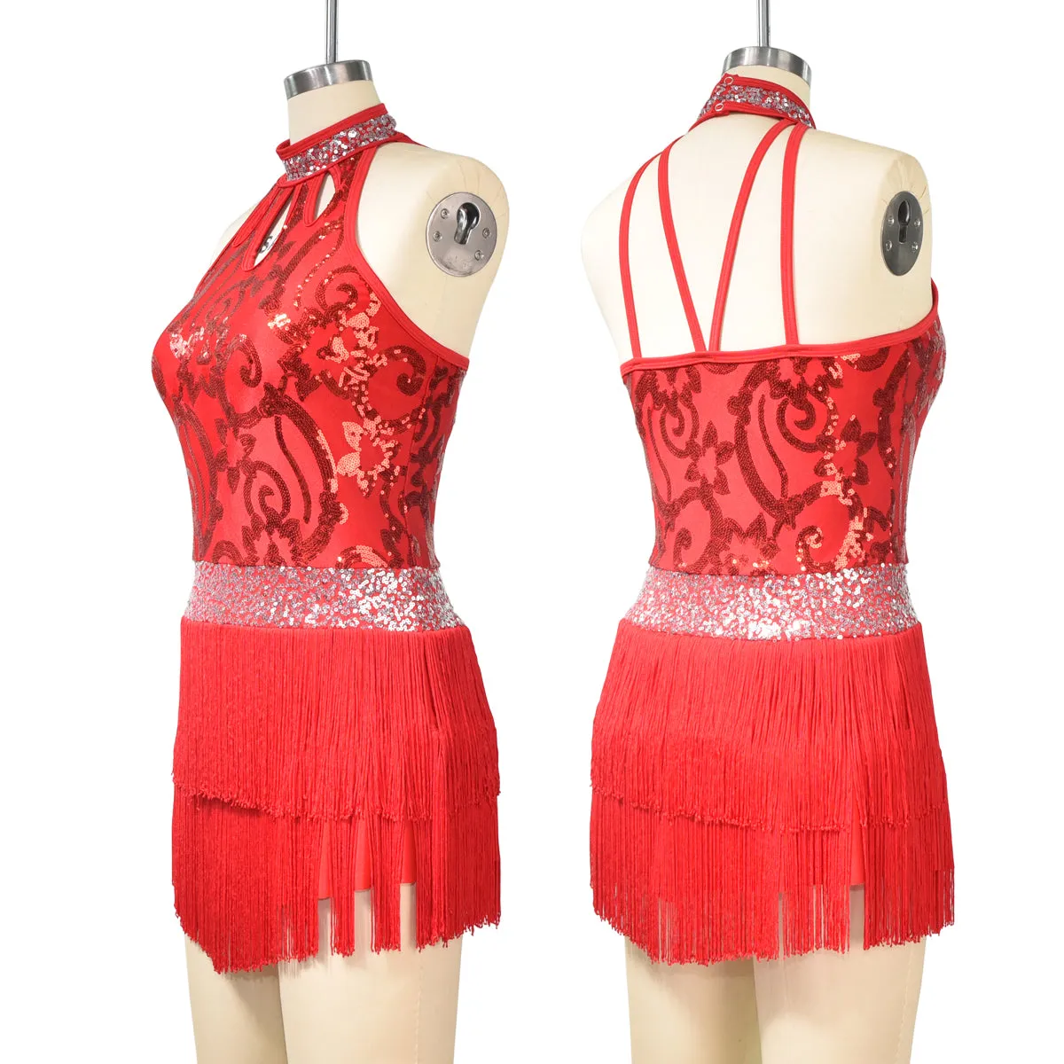 Sequins Fringes Tap & Jazz Dance Dress