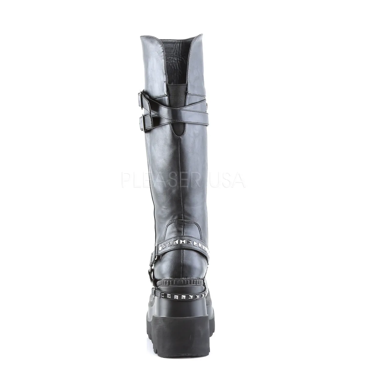 SHAKER-101  Black Vegan Leather