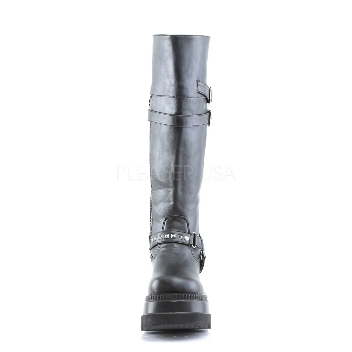 SHAKER-101  Black Vegan Leather