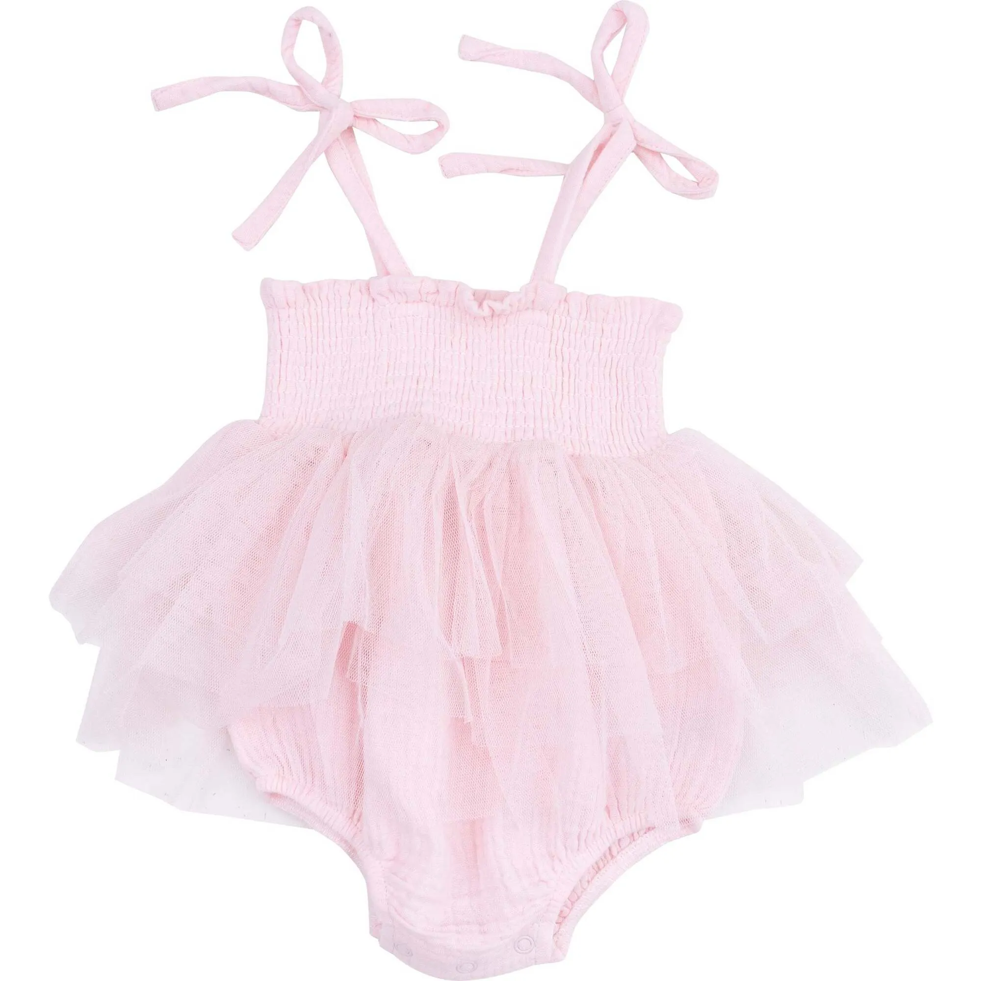 Solid Muslin Ballerina Tutu Bubble- Pink