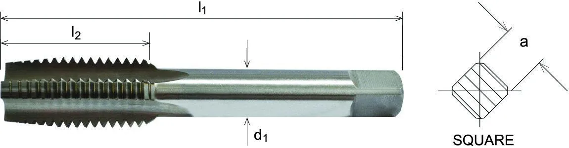 SOMTA - Series 501 HSS Metric Tap M3.5 x 0.6 Taper - Short Hand Tap