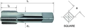 SOMTA - Series 571 HSS BSP-G Tap 2" Taper - Parallel Pipe Tap