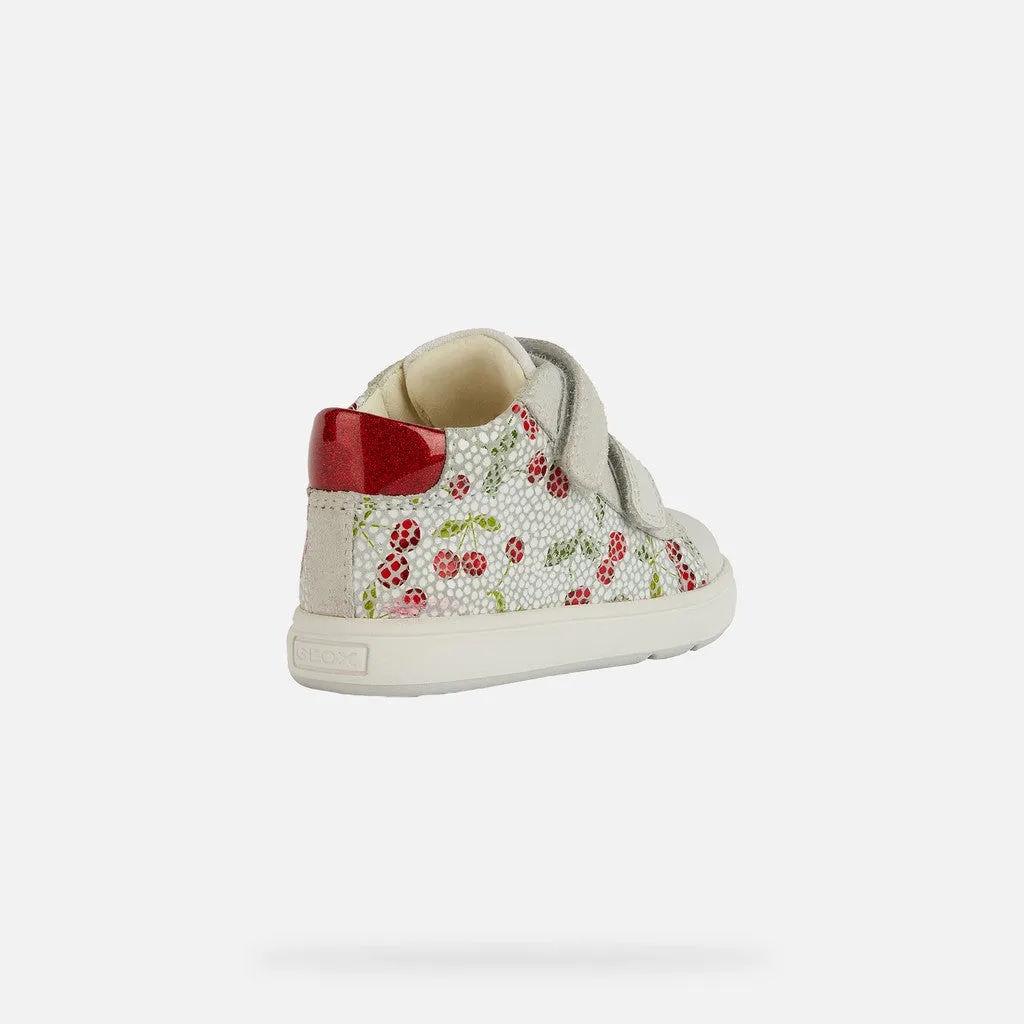 Souliers Biglia Bébé Fille - Blanc/Rouge - 18 à 23