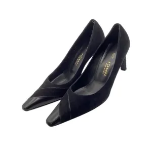 St. John Wilshire Suede Pumps Women’s Size 9 in Black