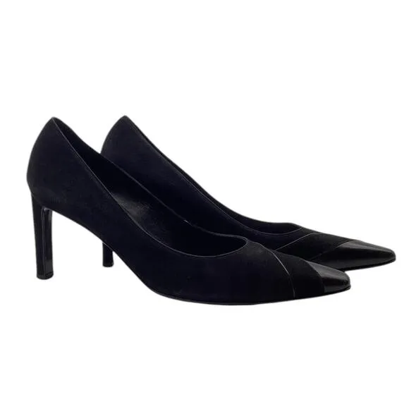St. John Wilshire Suede Pumps Women’s Size 9 in Black