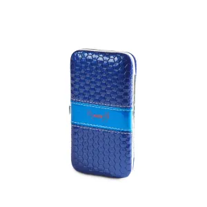 Stainless Steel Nail Tools Blue Leather