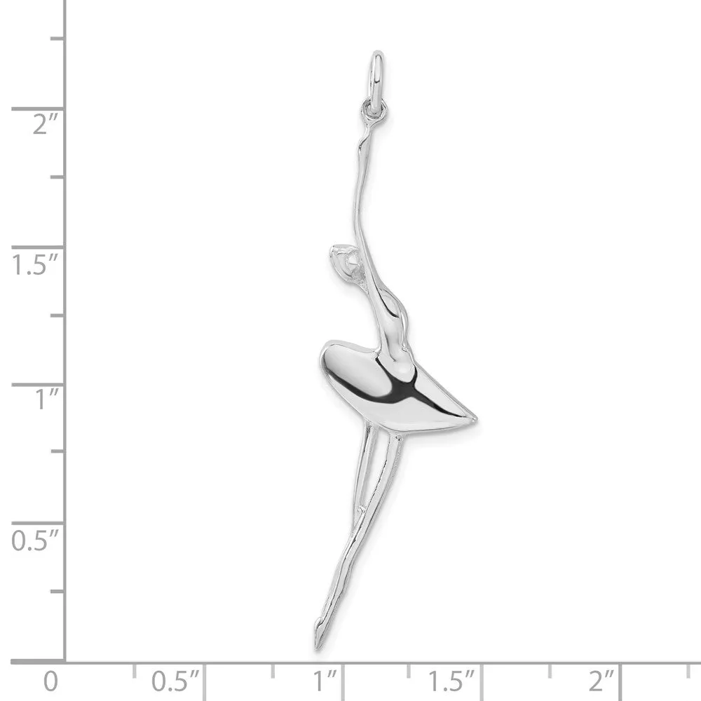 Sterling Silver Ballerina Pendant