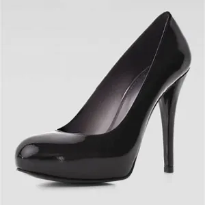 Stuart Weitzman Black Patent Leather Heels, Style: Rowin, Size: 8.5, EUC!