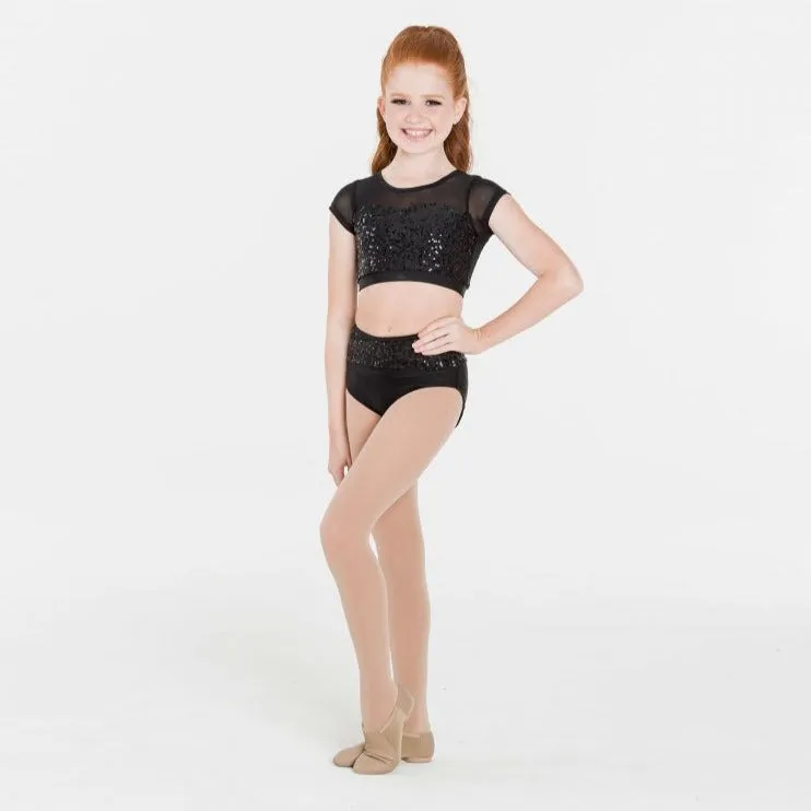 Studio 7 Attitude Sequin Crop Top Chct08 / Adct08 -Clearance