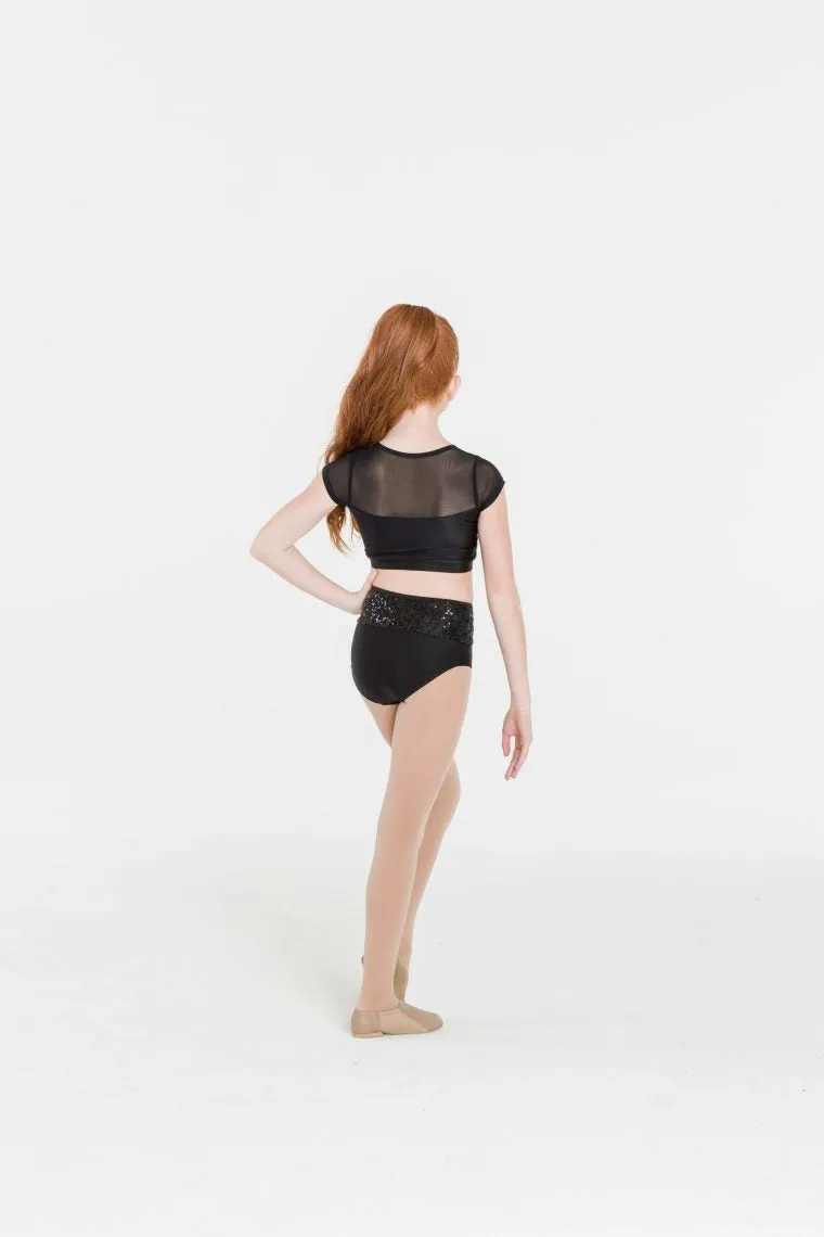 Studio 7 Attitude Sequin Crop Top Chct08 / Adct08 -Clearance