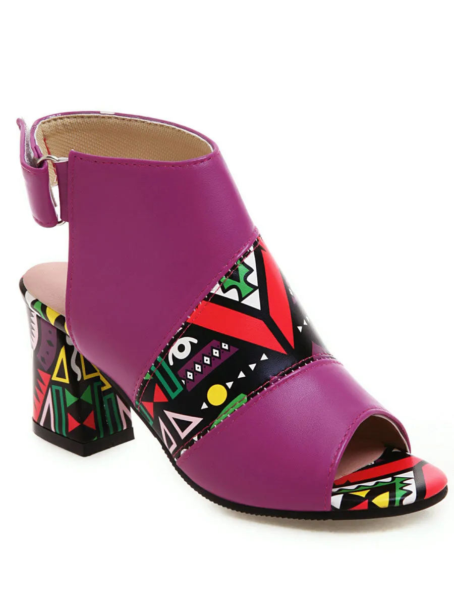 Summer New Color Matching Fish Mouth Wild Cross Straps High Heel Tassel Women Sandals