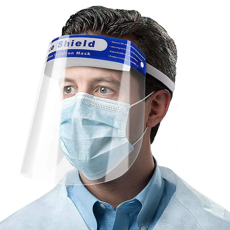 Super Comfortable Full Face Shield - Great for 2nd Tier Extra Protection Over Mask