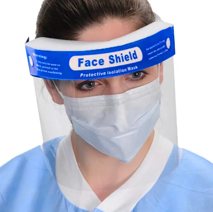 Super Comfortable Full Face Shield - Great for 2nd Tier Extra Protection Over Mask