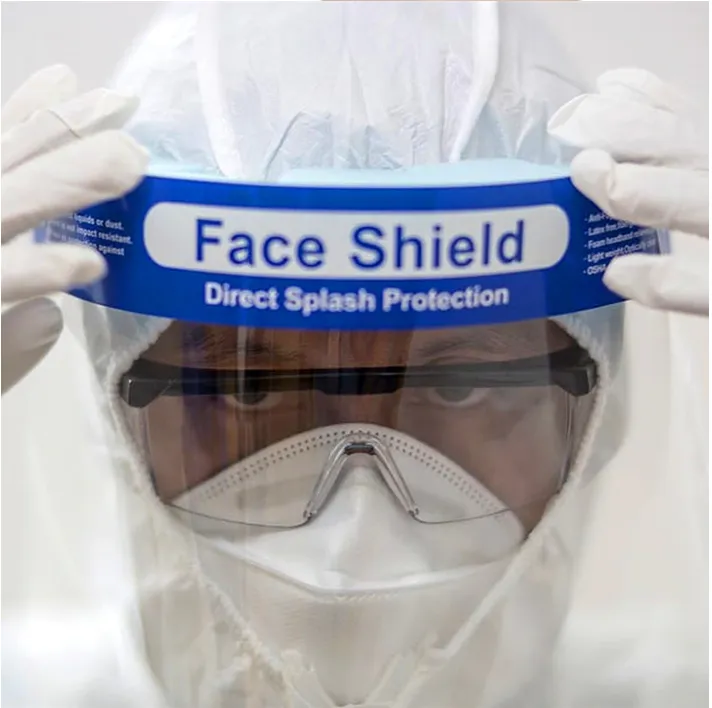 Super Comfortable Full Face Shield - Great for 2nd Tier Extra Protection Over Mask