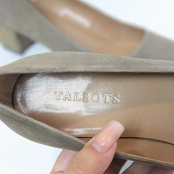 Talbots suede heels