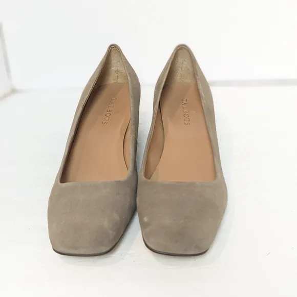 Talbots suede heels