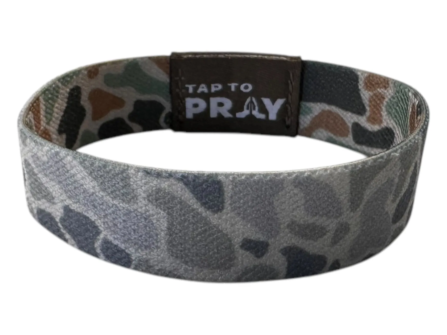 Tap To Pray Wristbands -Rock Camo Classic & Sage