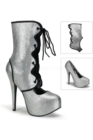 TEEZE-31G Pump  | Silver Glitter