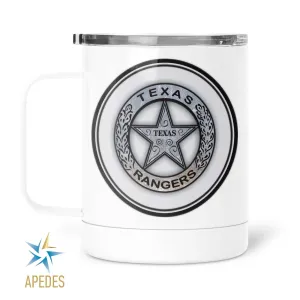 Texas Ranger Badge Stainless Steel Travel Mug 13 OZ