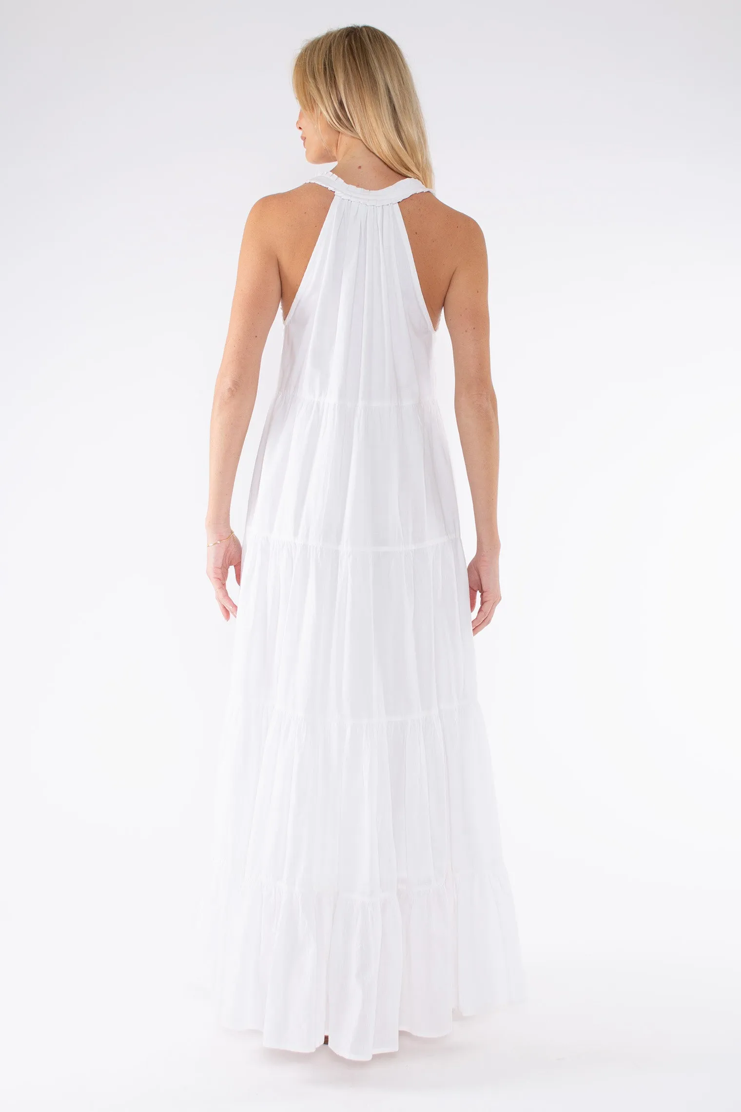 THIRA DRESS - SOLID WHITE