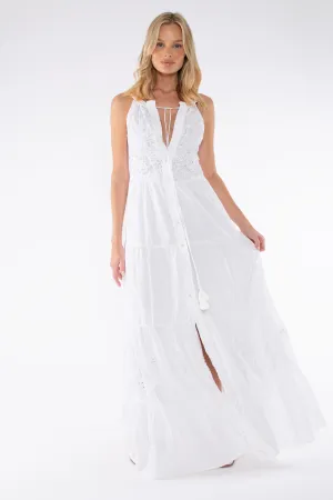 THIRA DRESS - SOLID WHITE