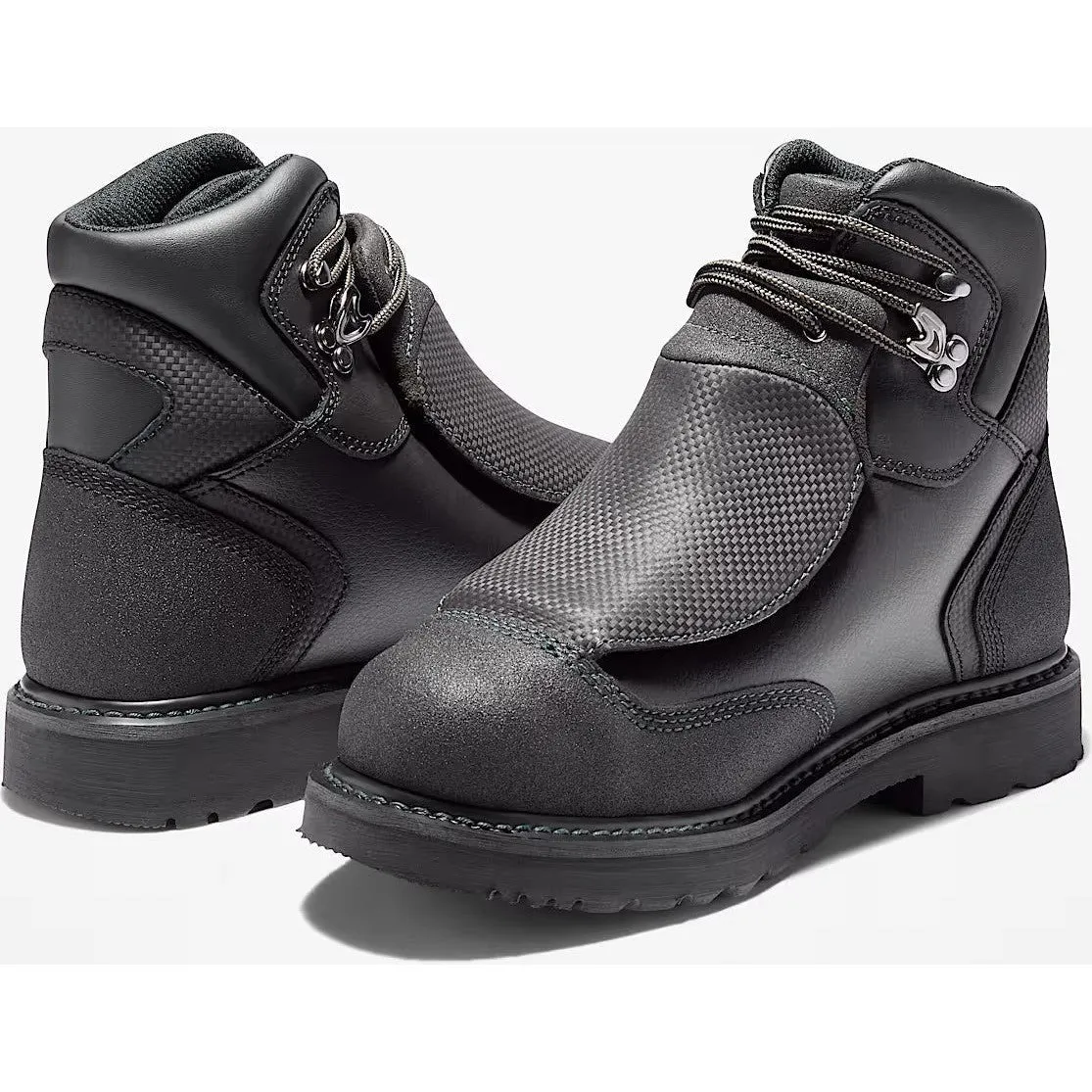 Timberland Pro Men's External Met Guard 6" Steel Toe Work Boot- Black- TB140000001
