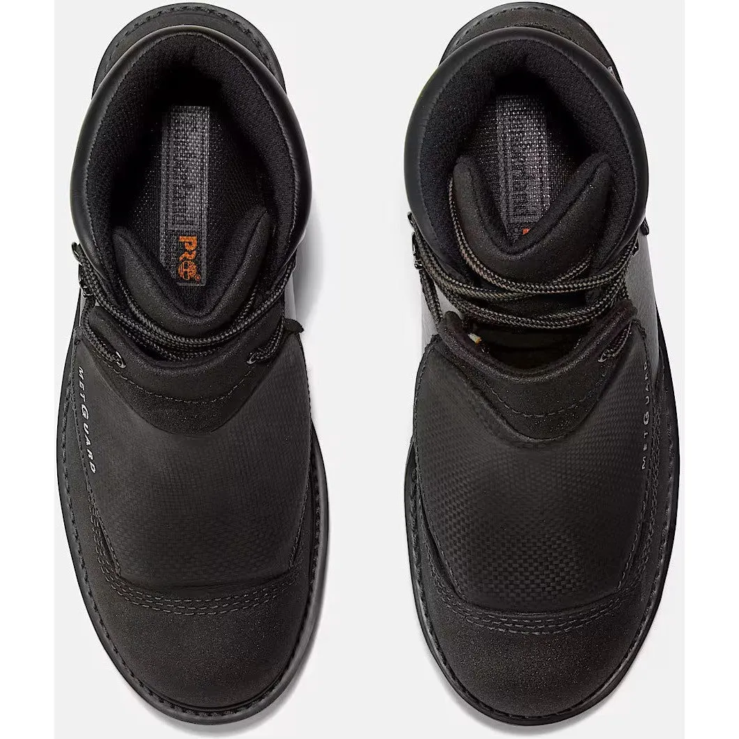 Timberland Pro Men's External Met Guard 6" Steel Toe Work Boot- Black- TB140000001