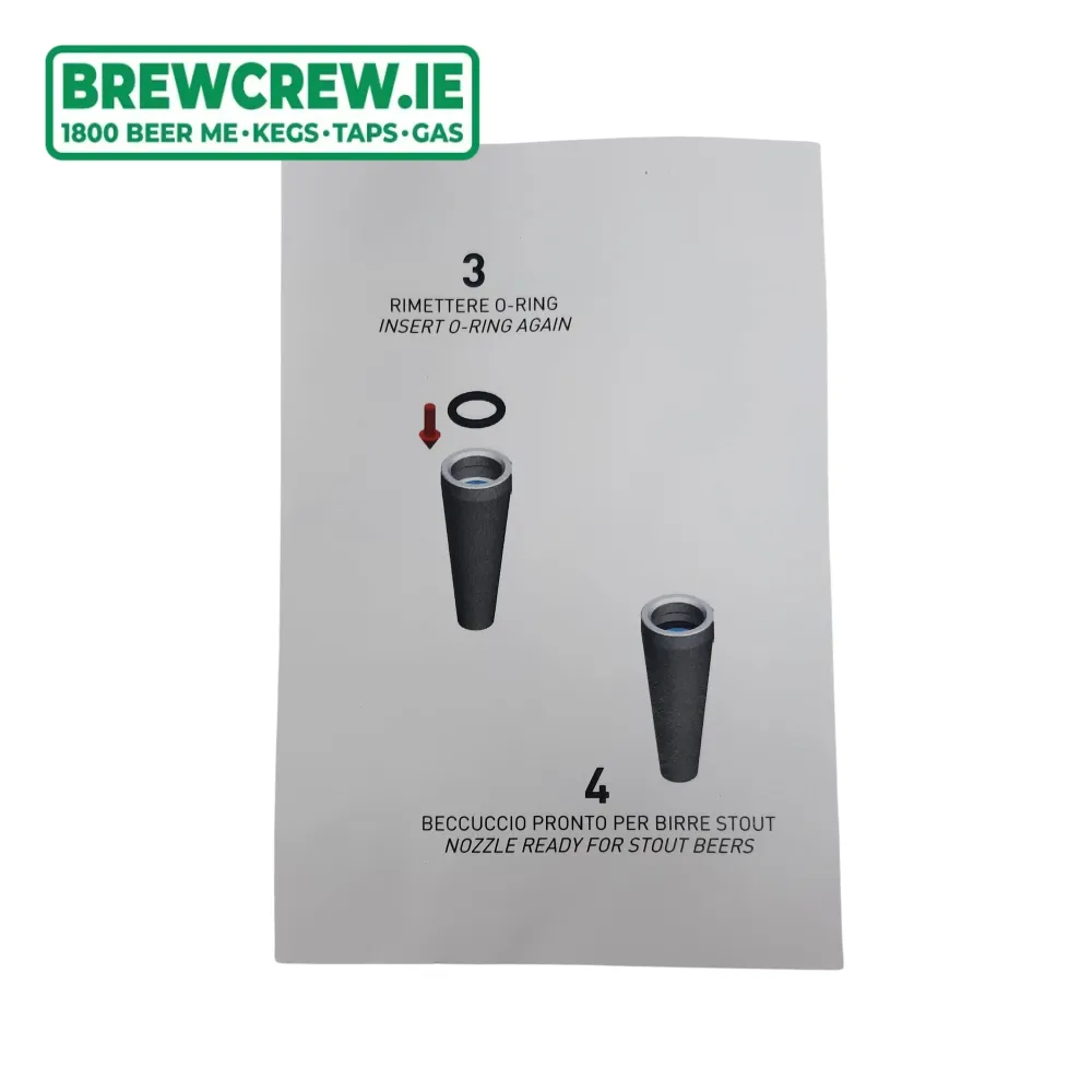 TOF - Viking Compensator - Beer/Stout Tap - Chrome