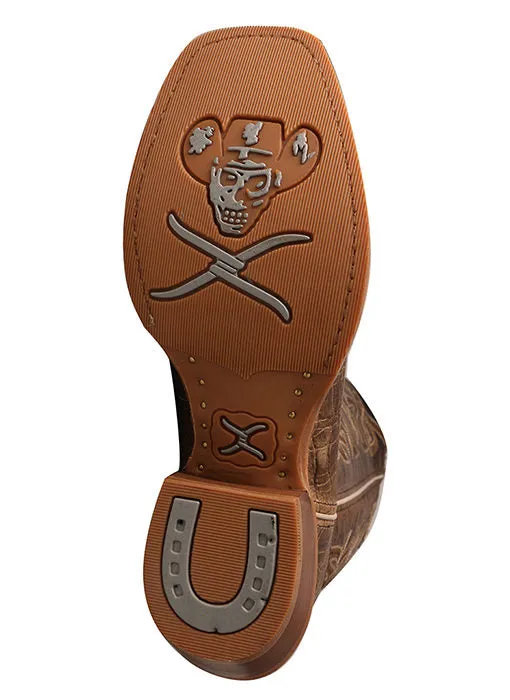 Twisted X Men's Buckaroo Boot-Crazy Horse Taupe