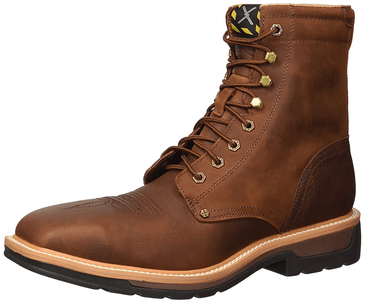 Twisted X Mens Lite Cowboy Lacer Steel Toe Boots MLCSLW1