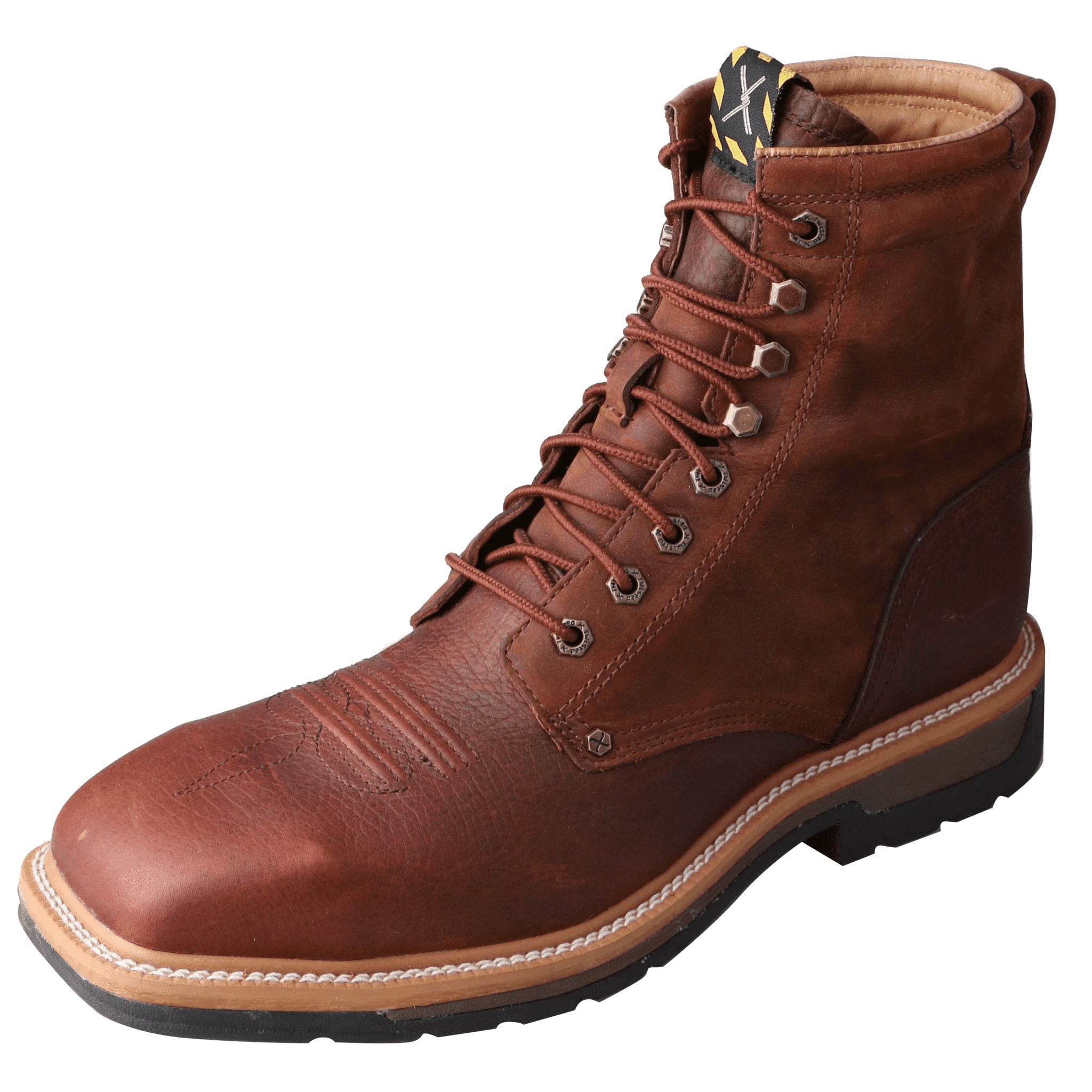 Twisted X Mens Lite Cowboy Lacer Steel Toe Boots MLCSLW1