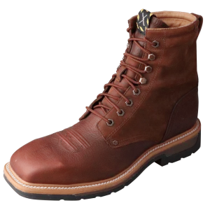 Twisted X Mens Lite Cowboy Lacer Steel Toe Boots MLCSLW1