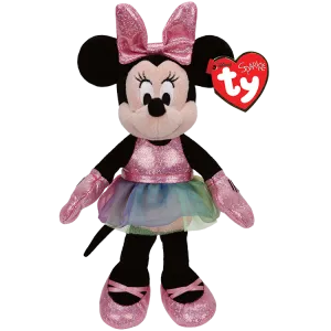 Ty Sparkle Bean Boos Collection Minnie Mouse Ballerina Sparkle - 8"