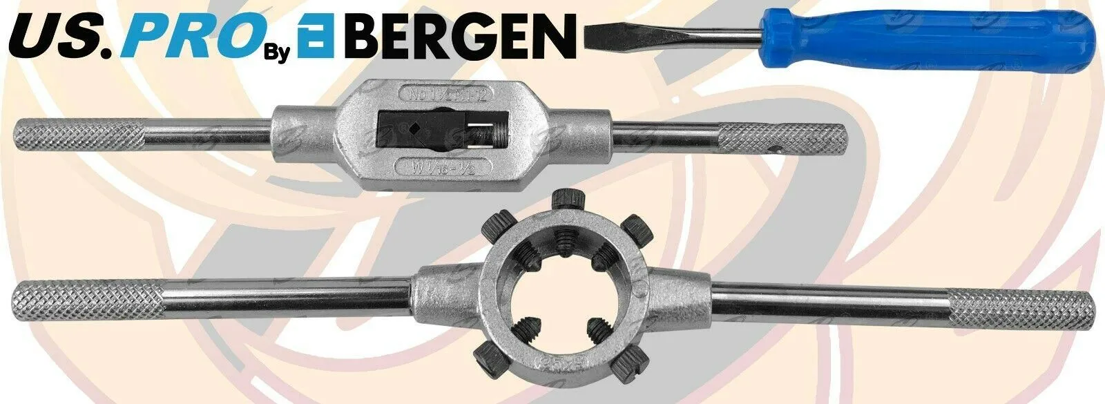US PRO 32PCS METRIC TAP & DIE SET M3 - M12