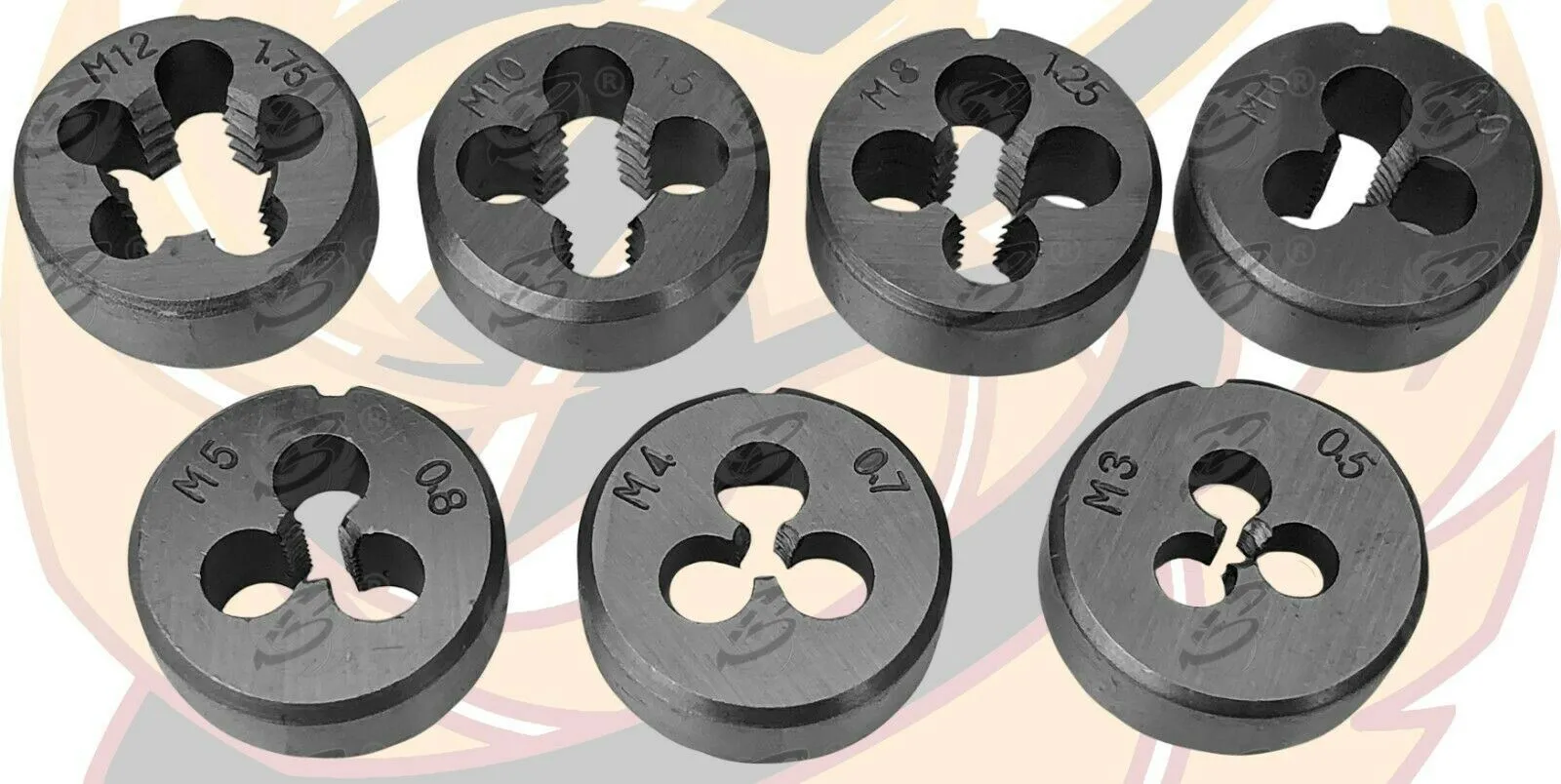 US PRO 32PCS METRIC TAP & DIE SET M3 - M12