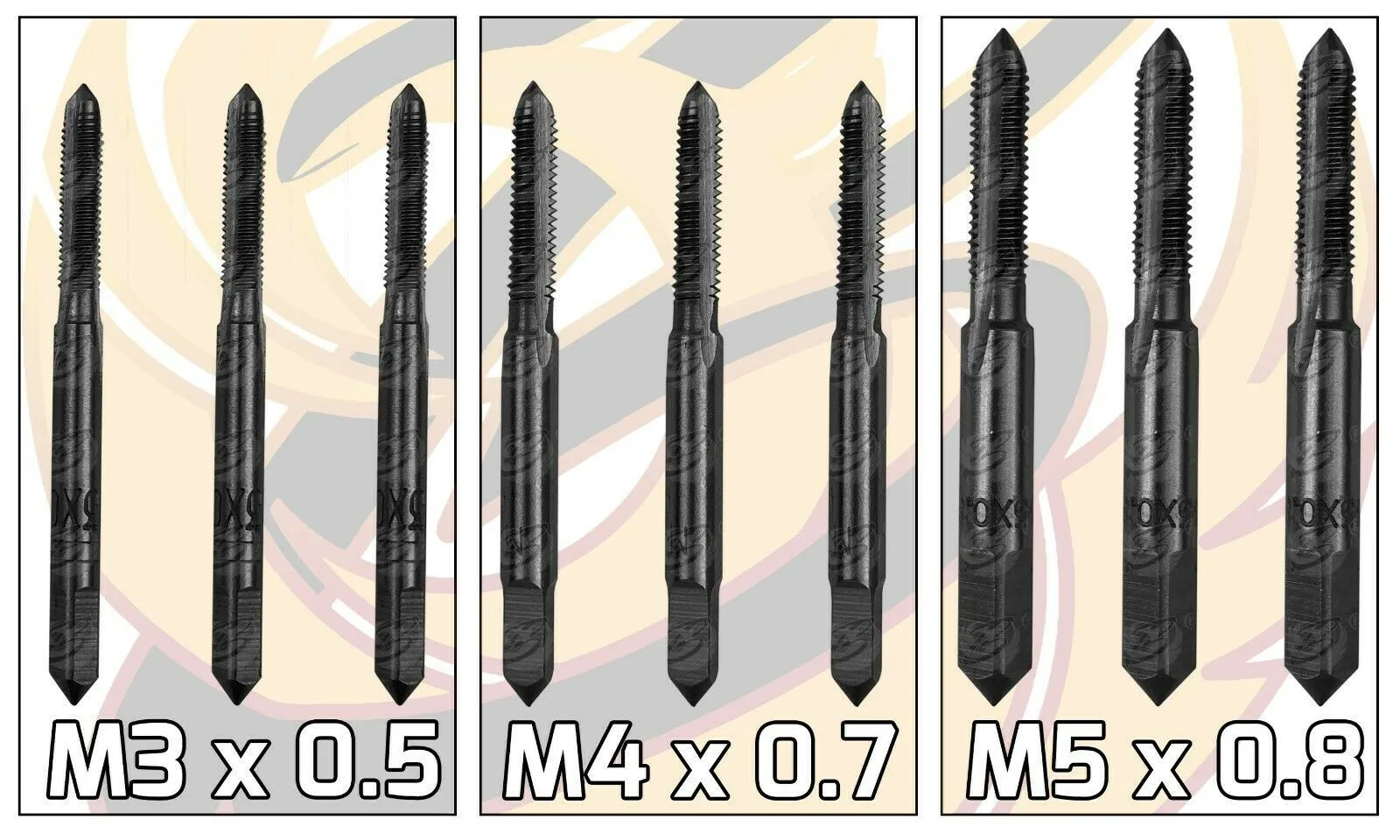 US PRO 32PCS METRIC TAP & DIE SET M3 - M12