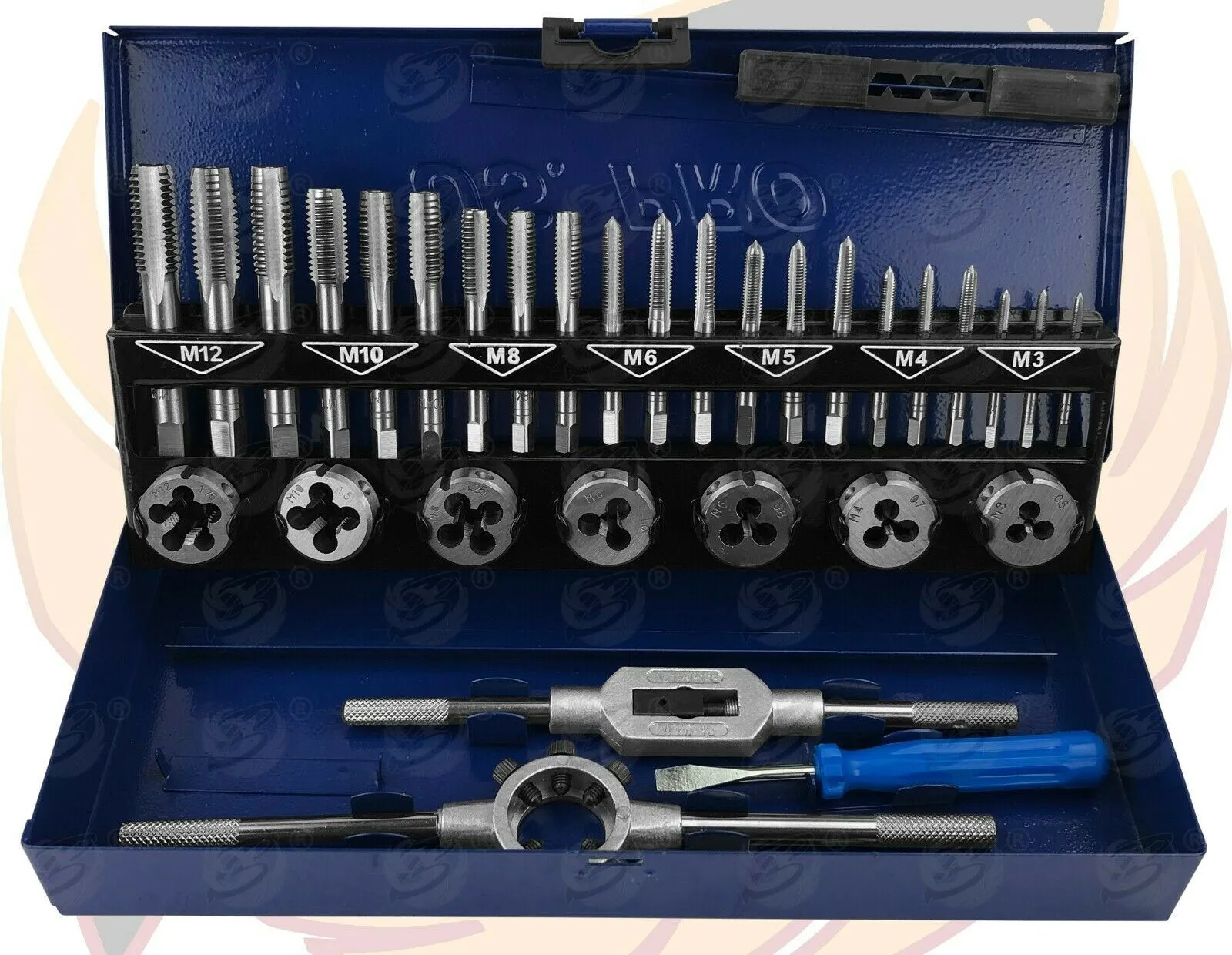 US PRO 32PCS METRIC TAP & DIE SET M3 - M12