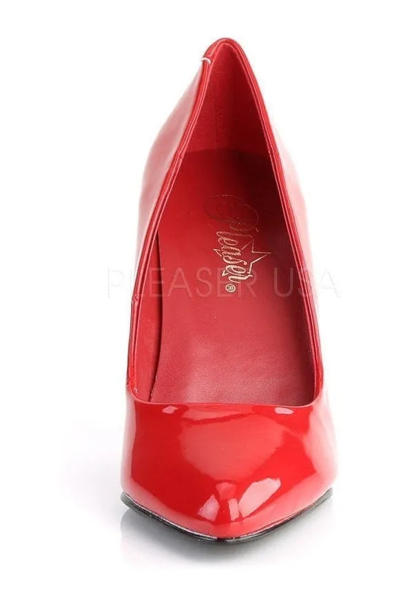 VANITY-420 Pump  | Red Patent
