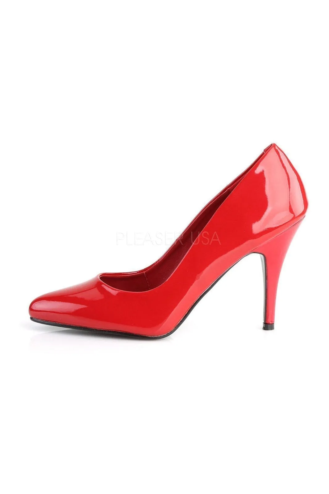 VANITY-420 Pump  | Red Patent